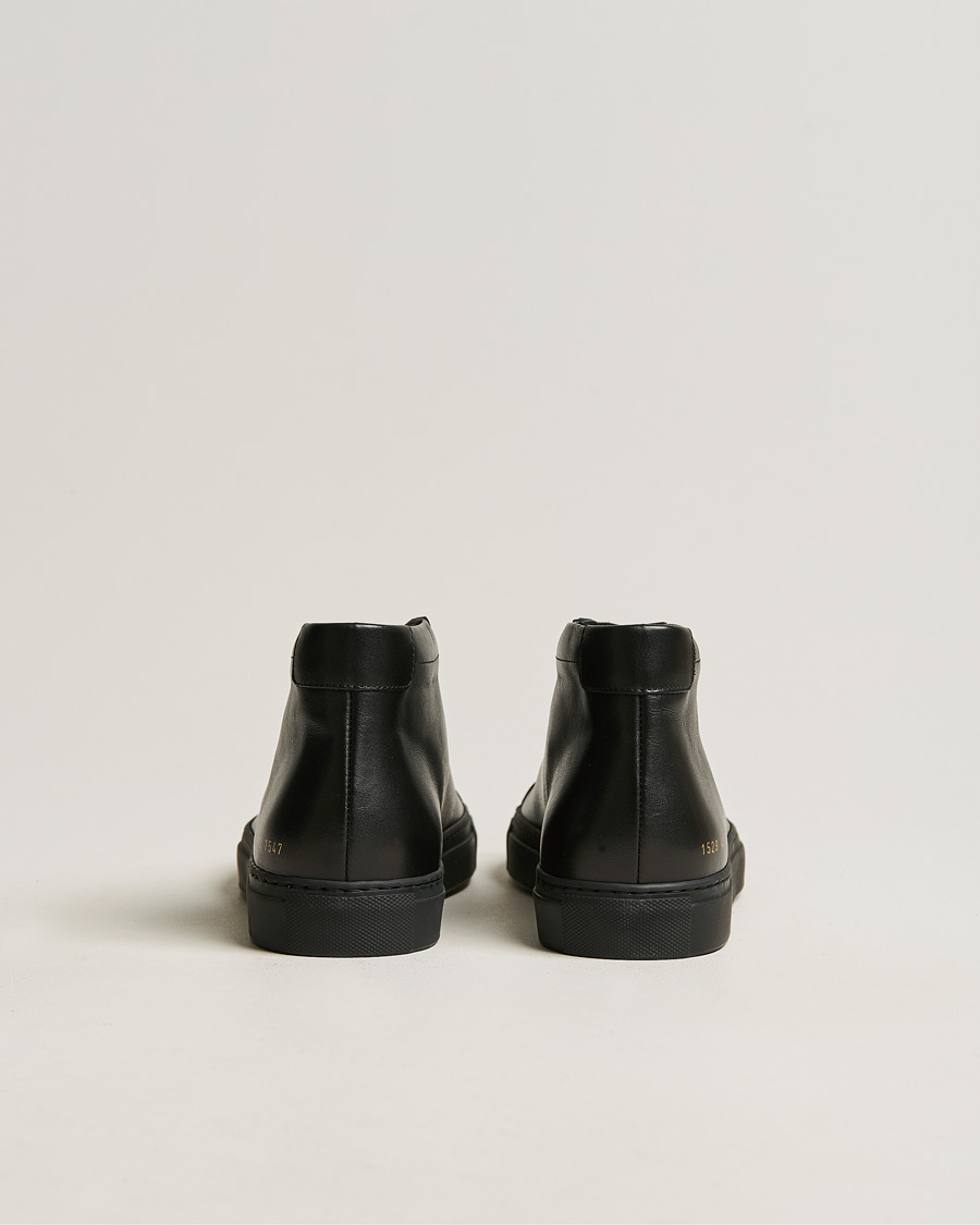 Herren | Common Projects Original Achilles Leather High Sneaker Black | Common Projects | Original Achilles Leather High Sneaker Black