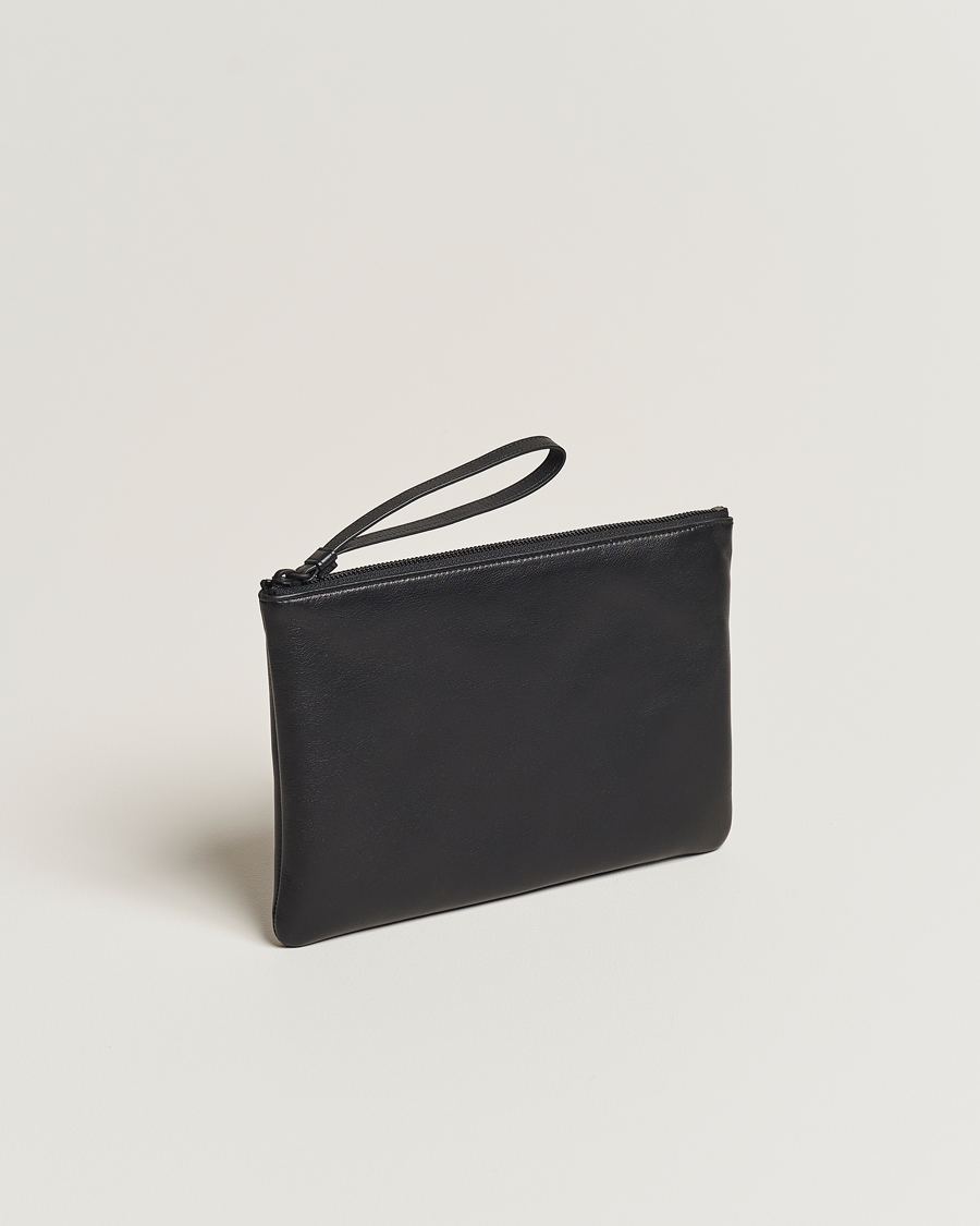 Herren | Contemporary Creators | Common Projects | Medium Flat Nappa Leather Pouch Black