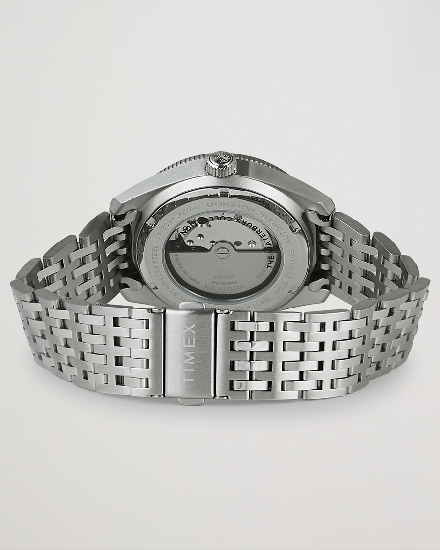 Herren | Timex Waterbury Diver Automatic 40mm Steel/Black Dial | Timex | Waterbury Diver Automatic 40mm Steel/Black Dial