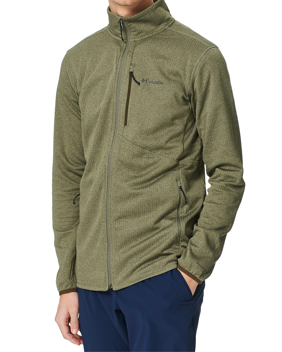 Herren | Pullover | Columbia | Park View Full Zip Fleece Stone Green Heather