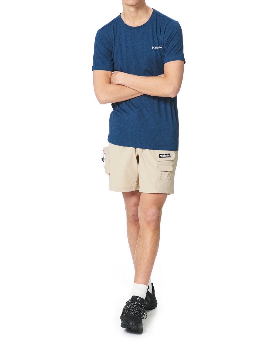 Herren | T-Shirts | Columbia | Tech Trail Graphic Tee Collegiate Navy