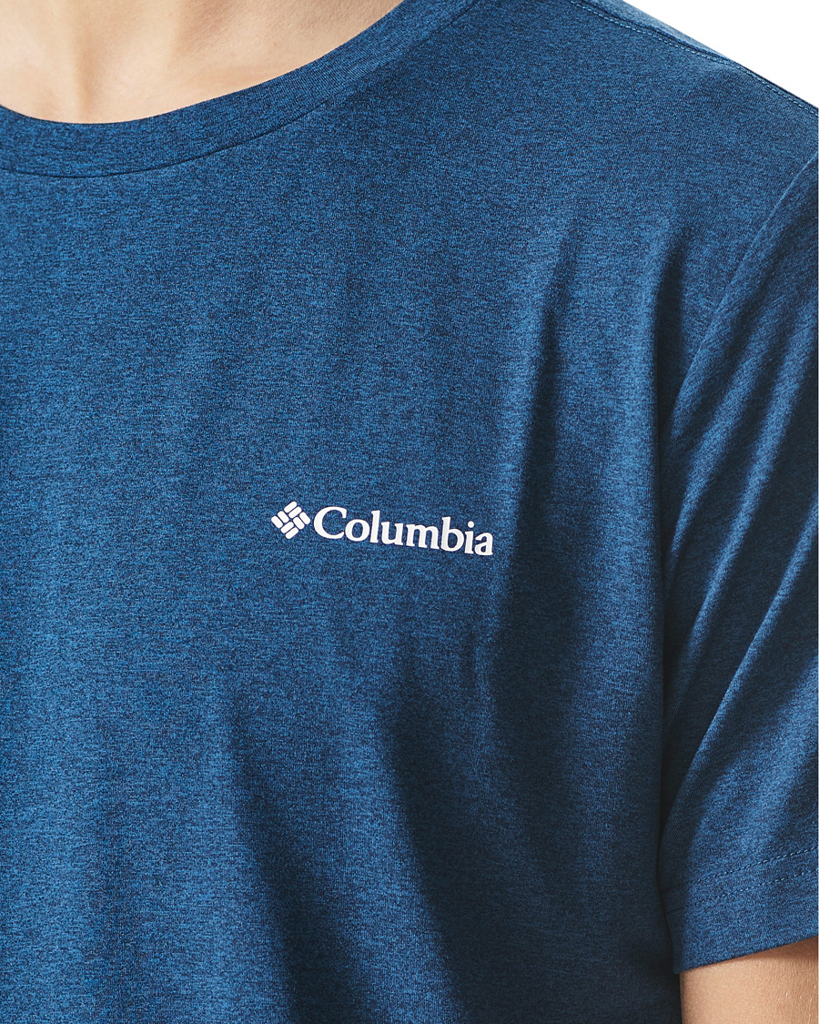 Herren | T-Shirts | Columbia | Tech Trail Graphic Tee Collegiate Navy