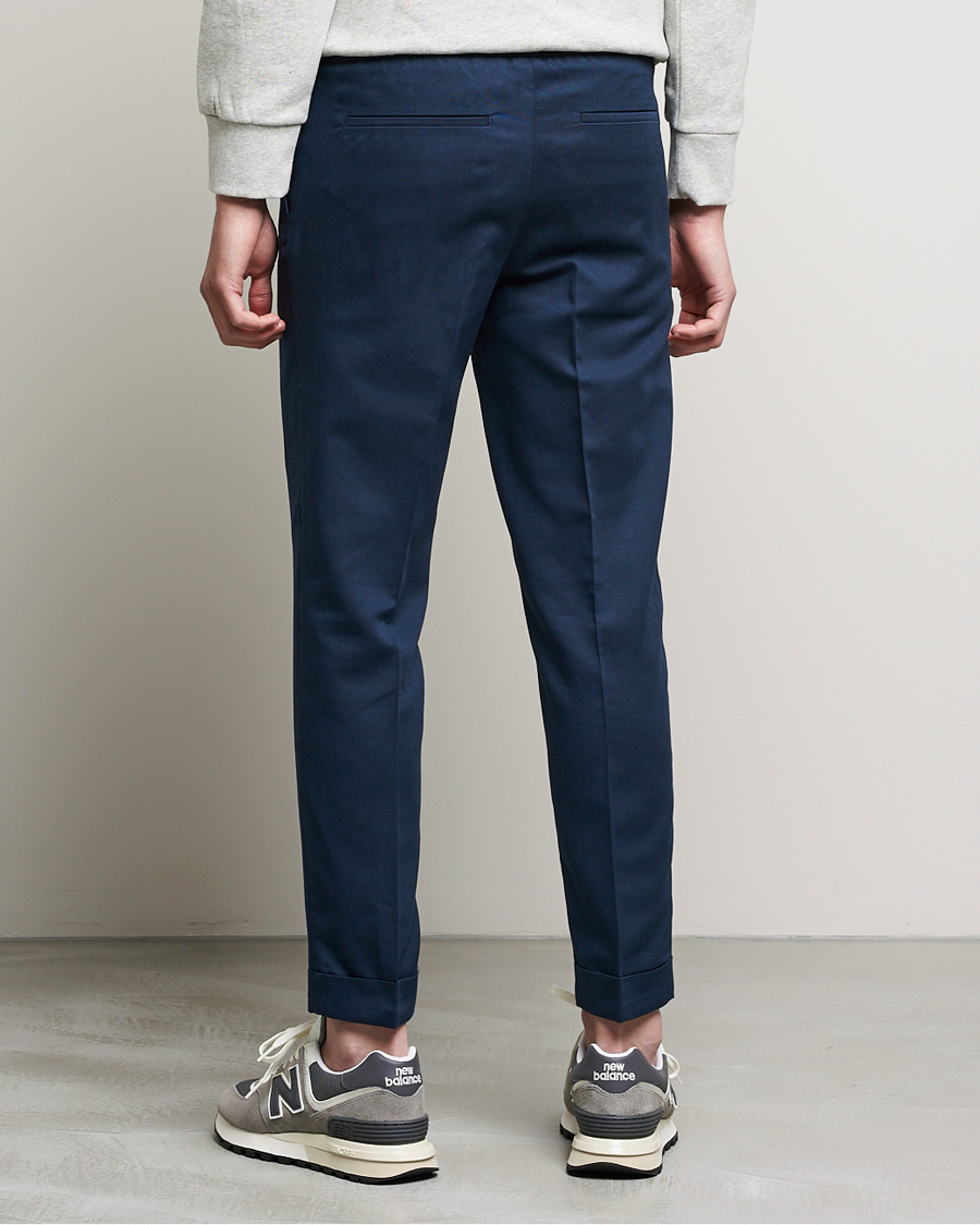 Herren | Hosen | Filippa K | Terry Linen Trousers Navy