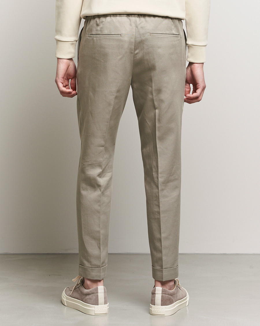 Herren | Hosen | Filippa K | Terry Linen Trousers Light Taupe