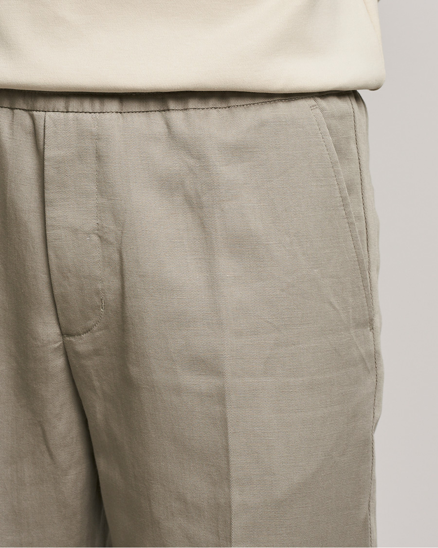 Herren | Hosen | Filippa K | Terry Linen Trousers Light Taupe