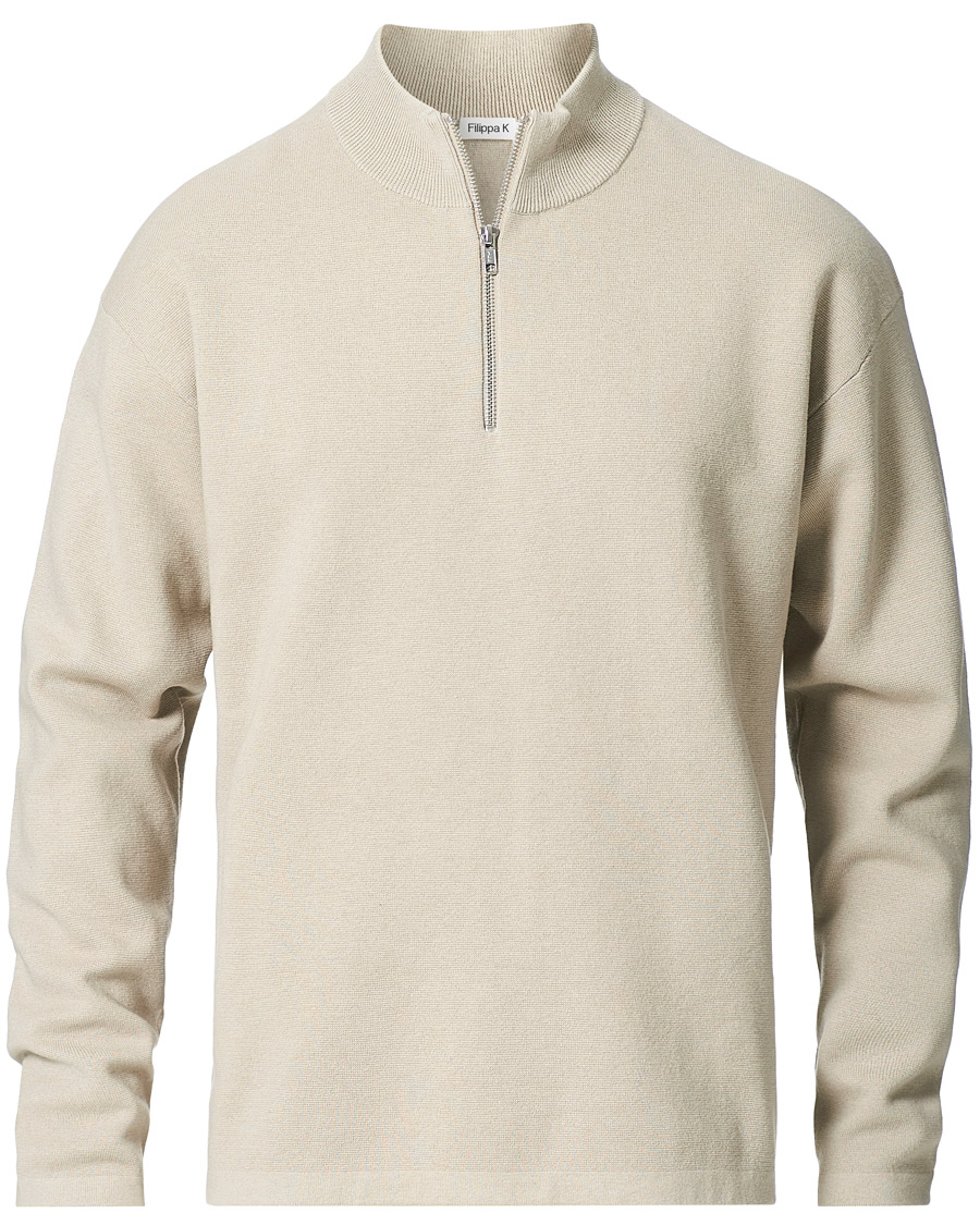 Herren | Pullover | Filippa K | Ethan Sweater Grey Beige
