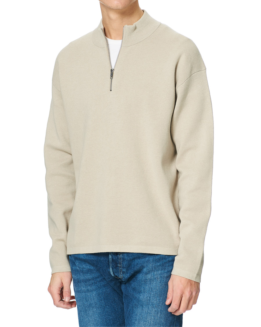Herren | Pullover | Filippa K | Ethan Sweater Grey Beige