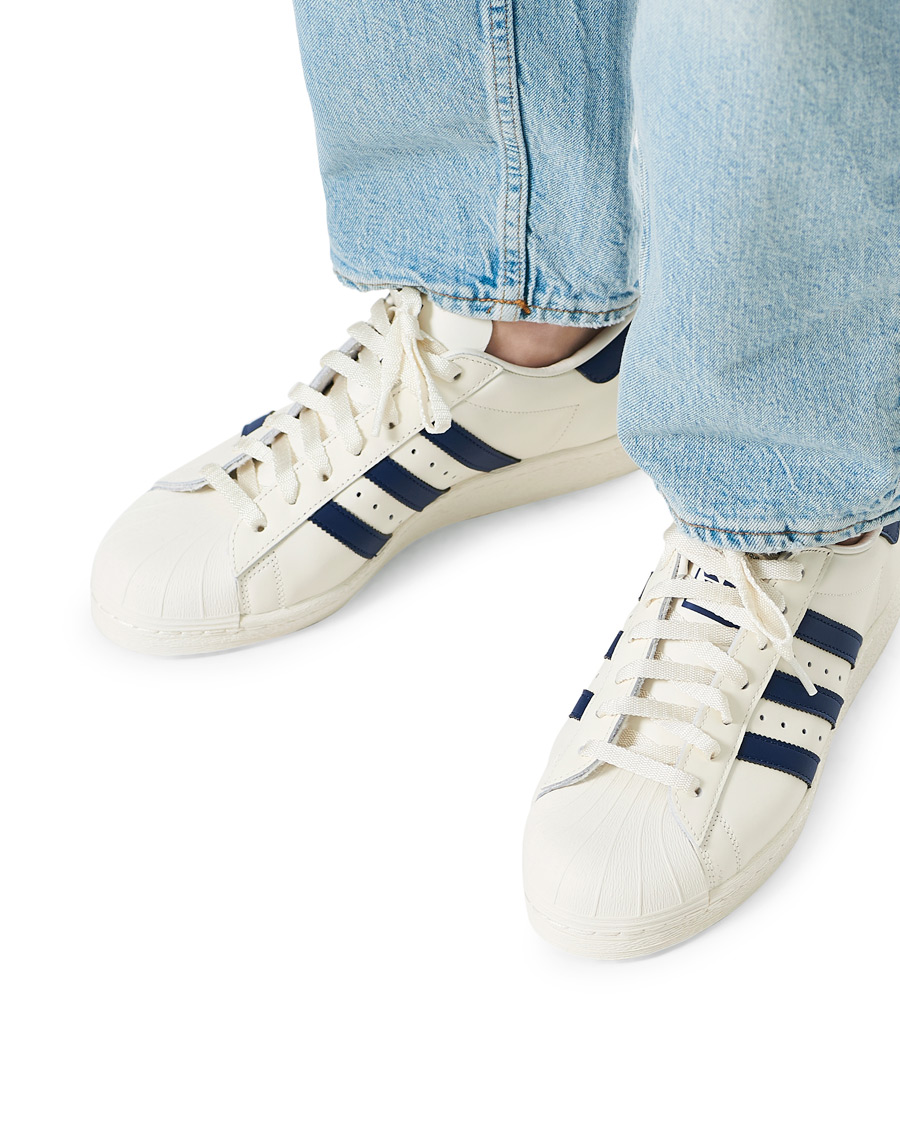 Herren | adidas Originals Superstar Sneaker Offwhite/Dark Bue | adidas Originals | Superstar Sneaker Offwhite/Dark Bue