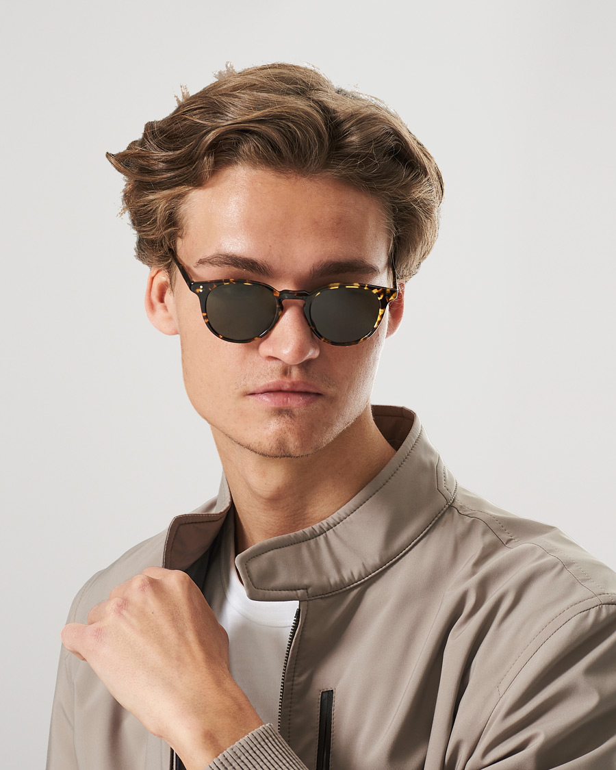 Herren |  | Garrett Leight | Clement Sunglasses Tuscan Tortoise/Pure