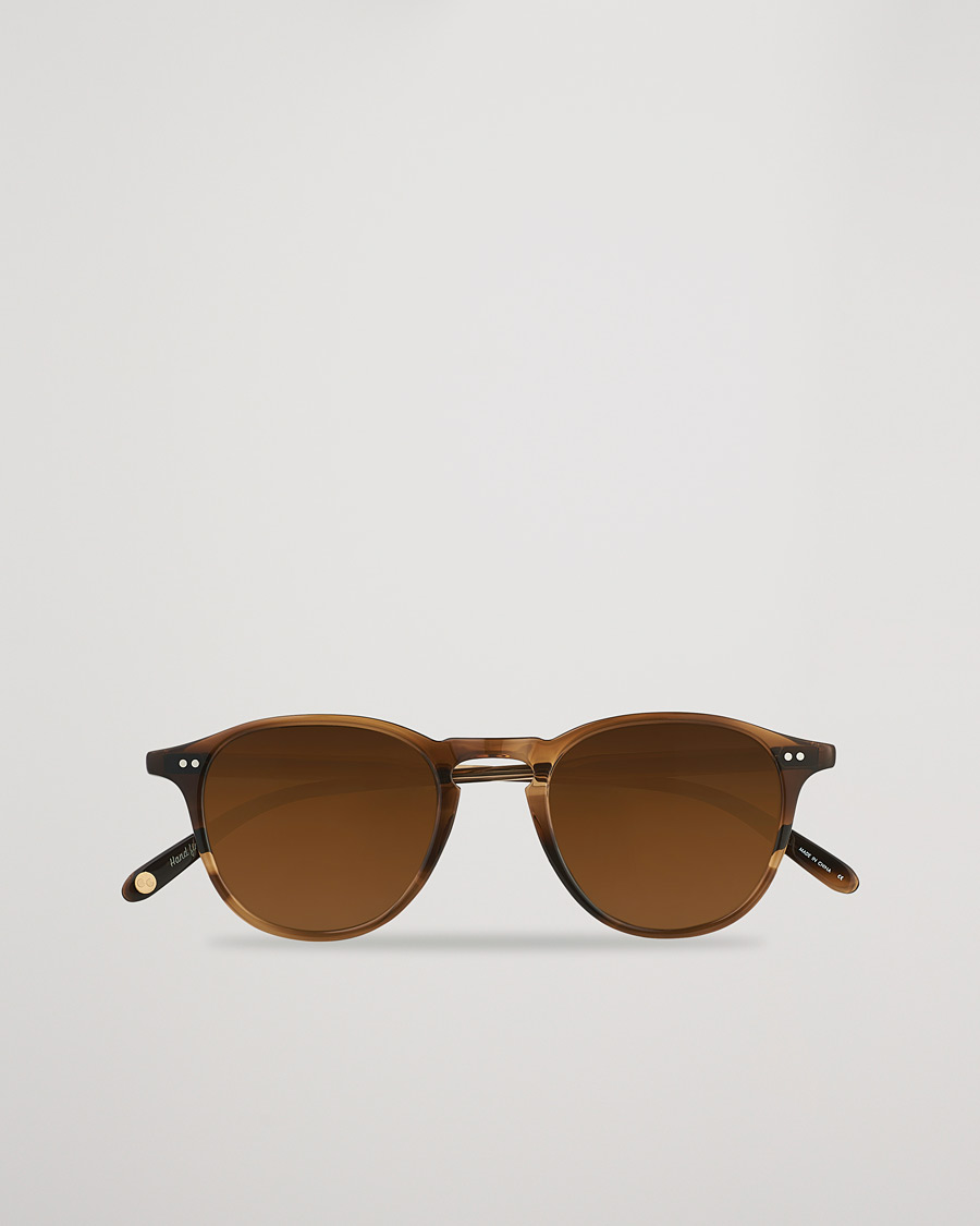 Herren | Sonnenbrillen | Garrett Leight | Hampton 46 Sunglasses Khaki Tortoise/Pure Coffee