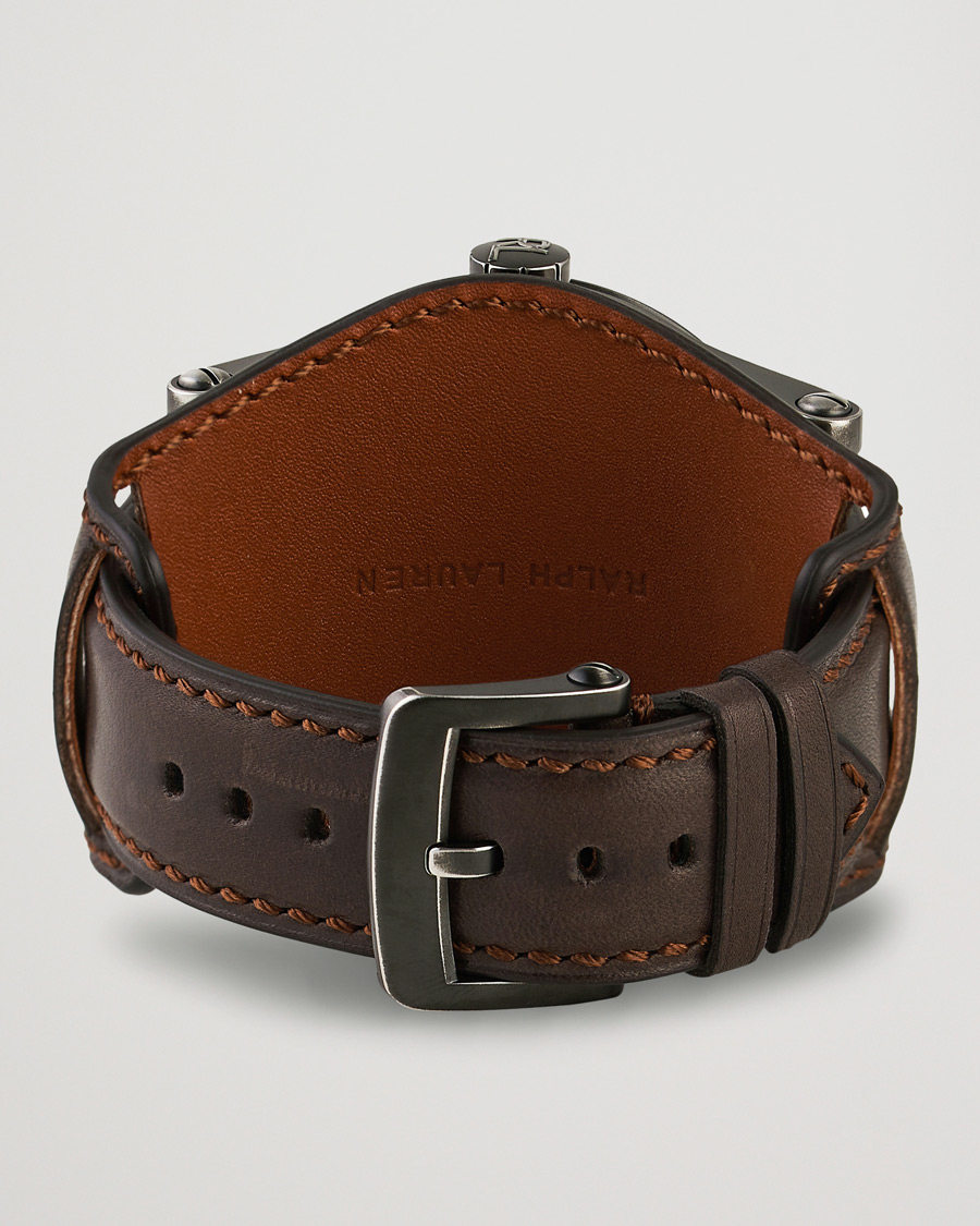 Herren | Fine watches | Polo Ralph Lauren | 45mm Safari Chronometer Black Steel/Calf Strap