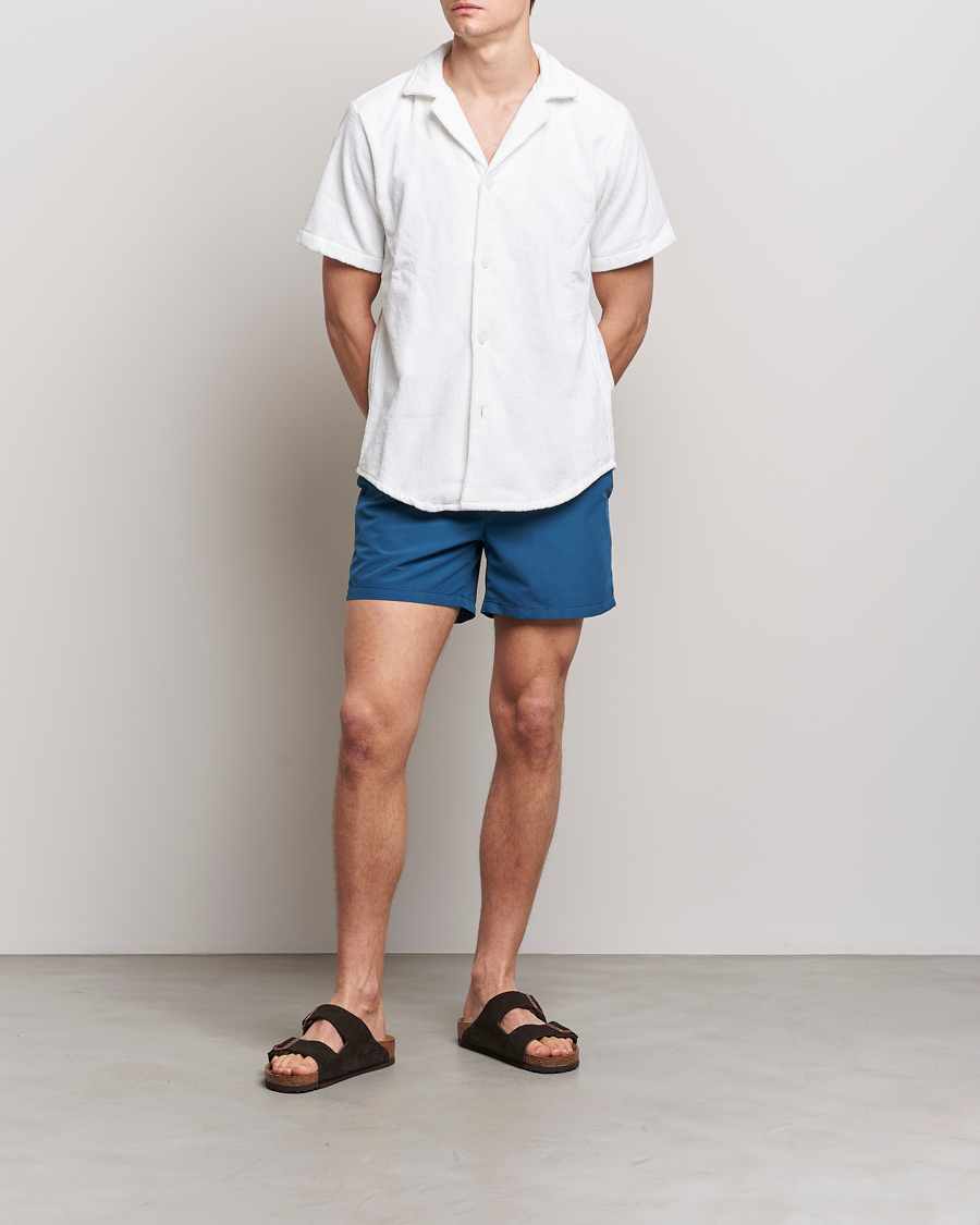 Herren | Badehosen | Ripa Ripa | Plain Swimshorts Petrol Blue