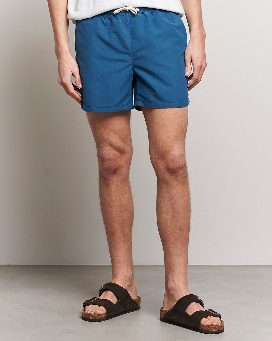 Herren | Italian Department | Ripa Ripa | Plain Swimshorts Petrol Blue