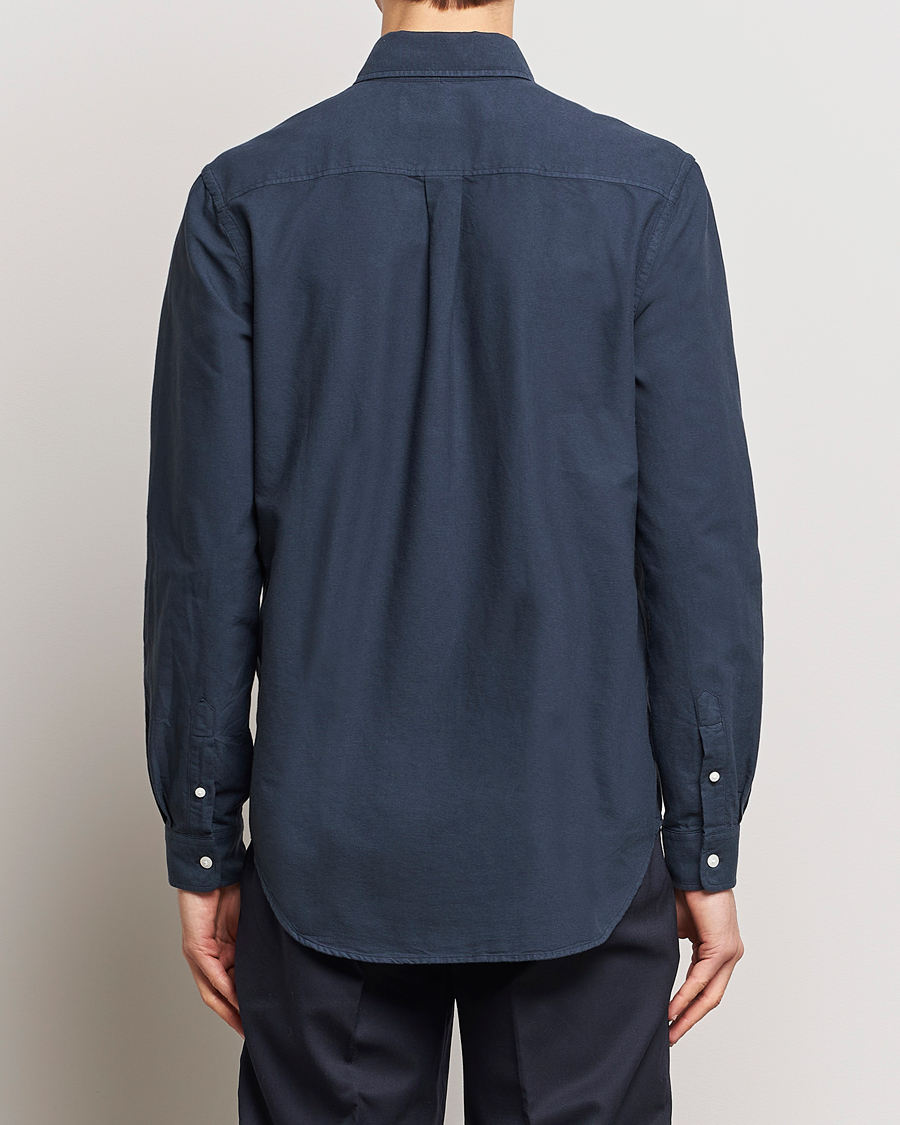 Herren | Hemden | A Day's March | Moorgate Dyed Oxford Shirt Navy