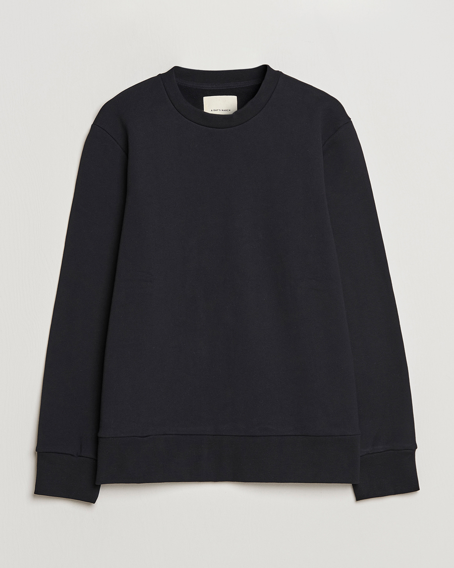 Herren | | A Day's March | Shaw Sturdy Fleece Sweatshirt Black