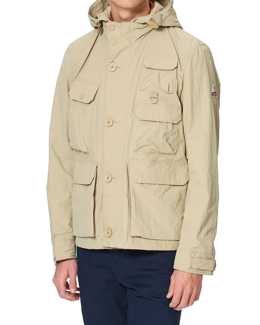 Herren | Jacken | Holubar | Eureka Nylon Hooded Field Jacket Beige