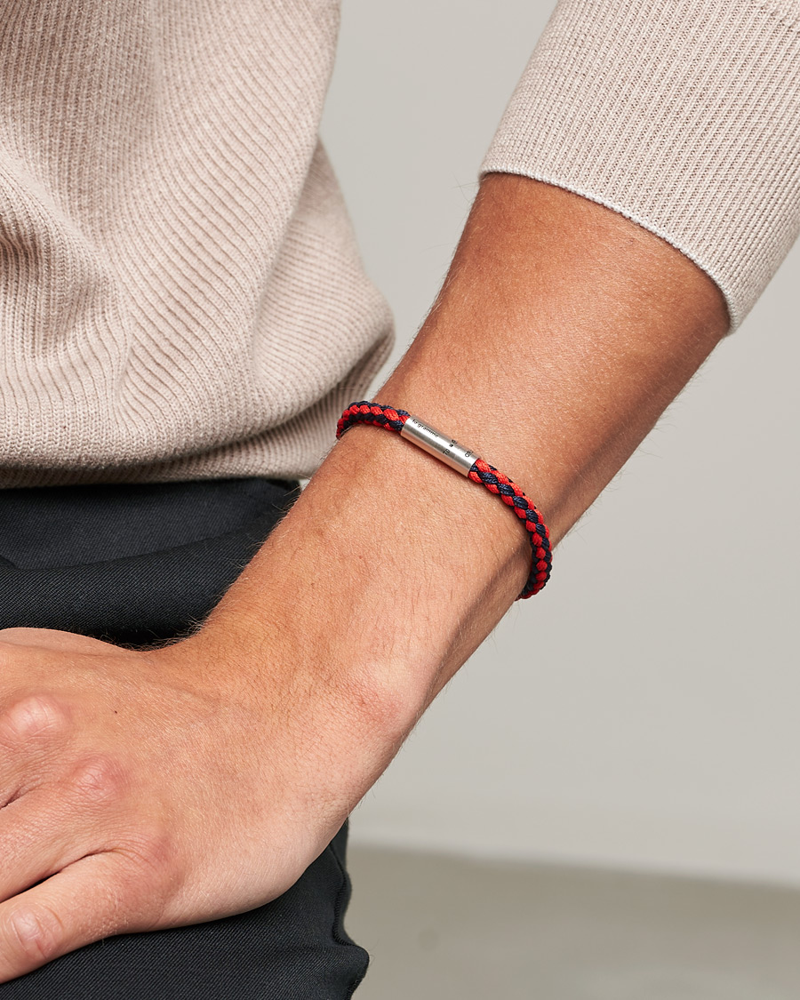 Herren | LE GRAMME | LE GRAMME | X Orlebar Brown Nato Bracelet Navy/Red