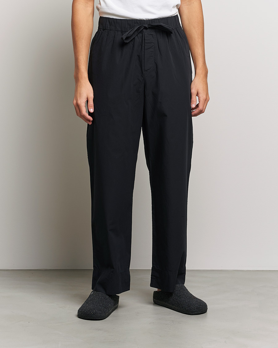 Herren | Schlafanzüge & Bademäntel | Tekla | Poplin Pyjama Pants All Black