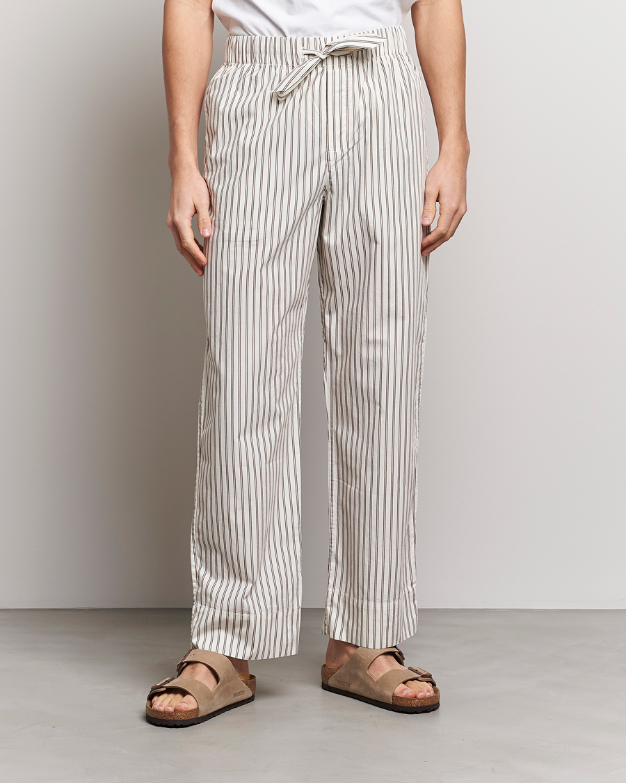Herren |  | Tekla | Poplin Pyjama Pants Hopper Stripes