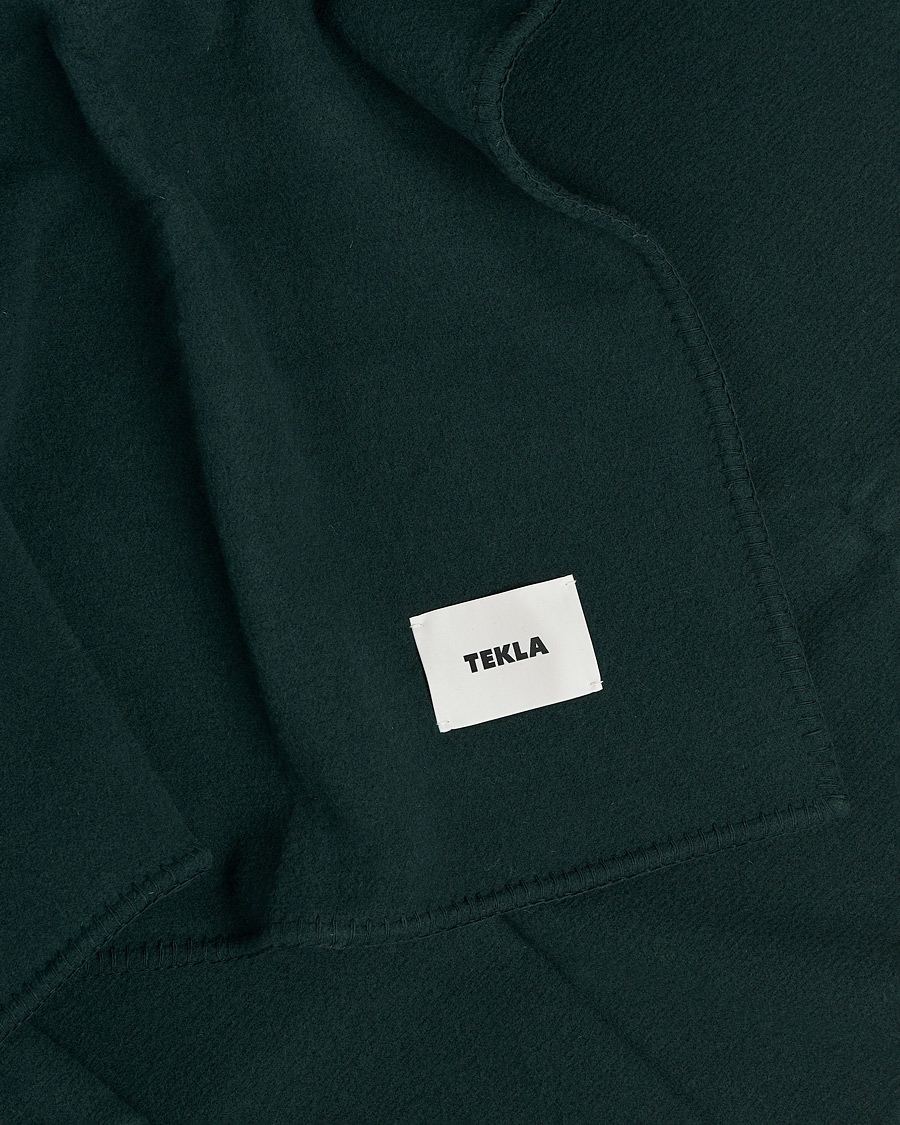 Herren | Textilien | Tekla | Merino Wool Blanket Dark Green