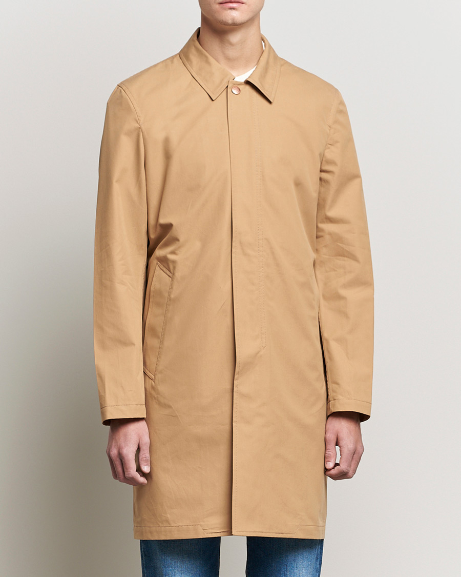Herren |  | Private White V.C. | Unlined Cotton Ventile Mac Coat 3.0 Warm Sand
