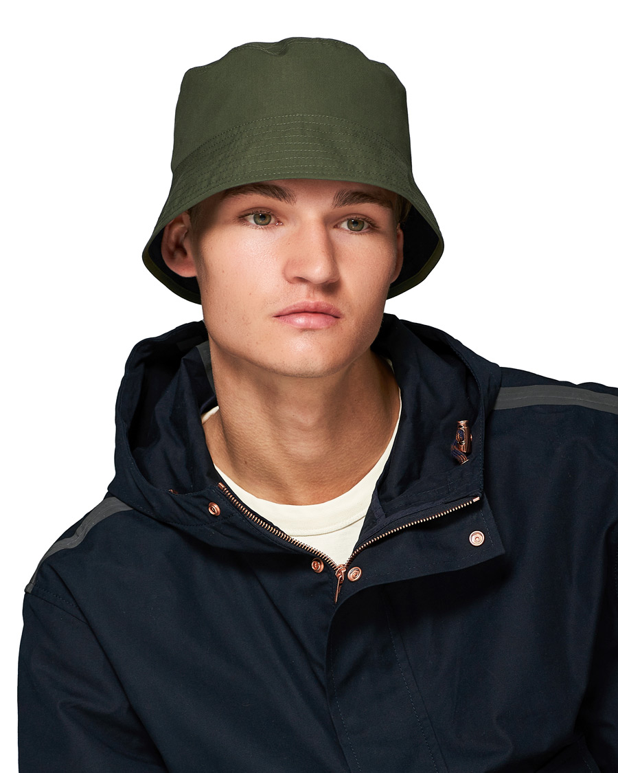 Herren | Private White V.C. Reversible Ventile Bucket Hat Olive | Private White V.C. | Reversible Ventile Bucket Hat Olive