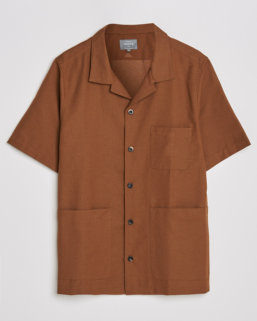 Herren | Hemden | Private White V.C. | 3 Pocket Cruiser Shirt Cinnamon