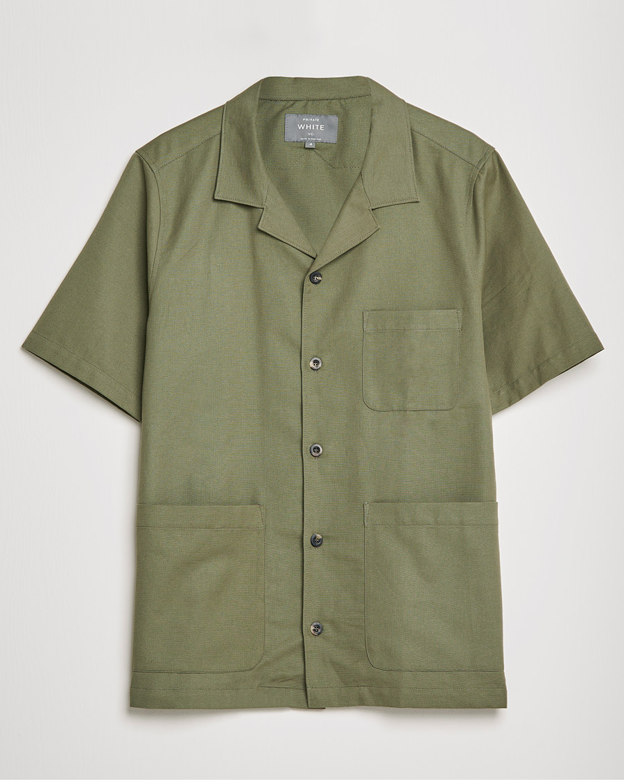 Herren | Hemden | Private White V.C. | 3 Pocket Cruiser Shirt Olive