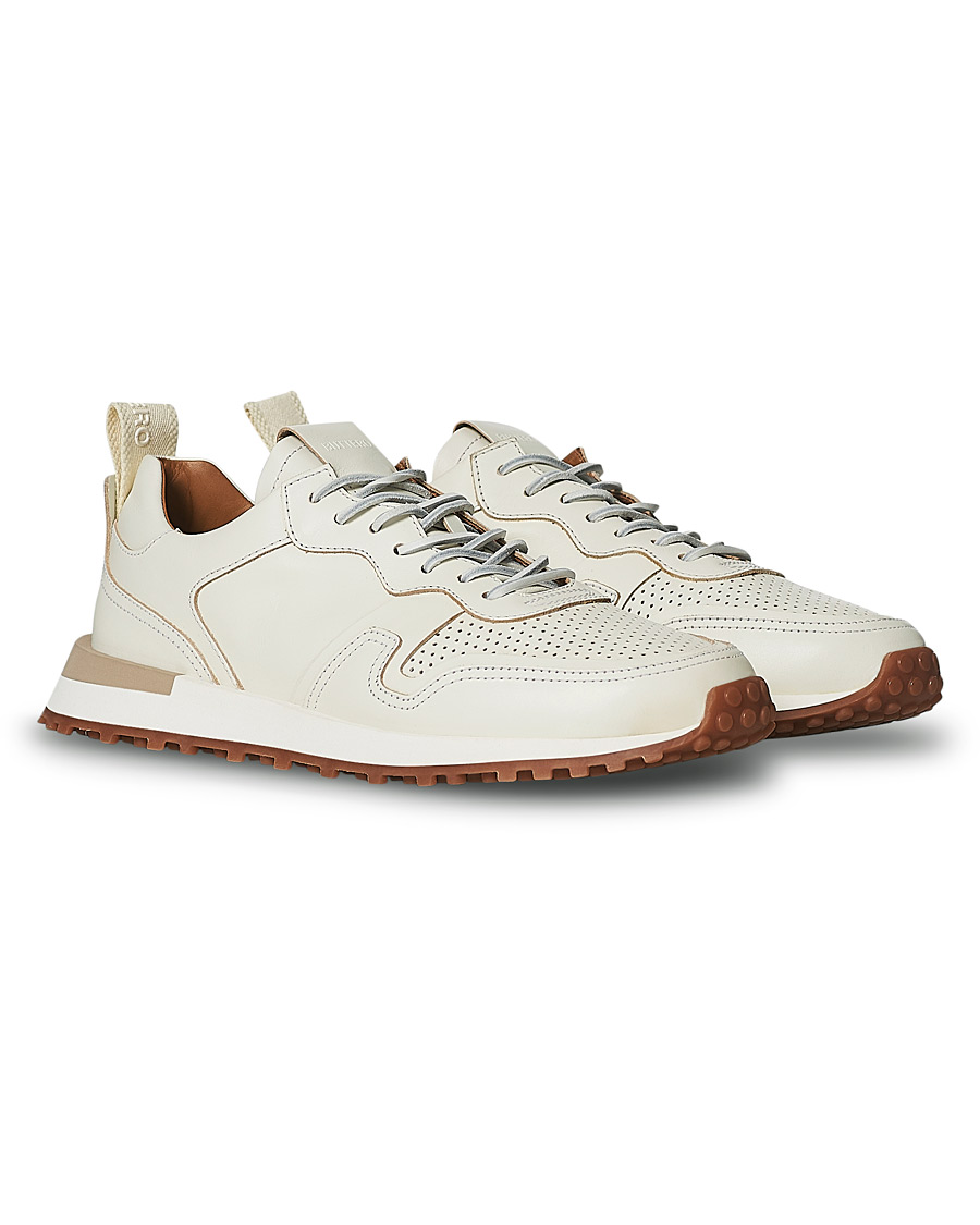 Herren | Buttero Futura Calf Leather Sneaker Off White | Buttero | Futura Calf Leather Sneaker Off White