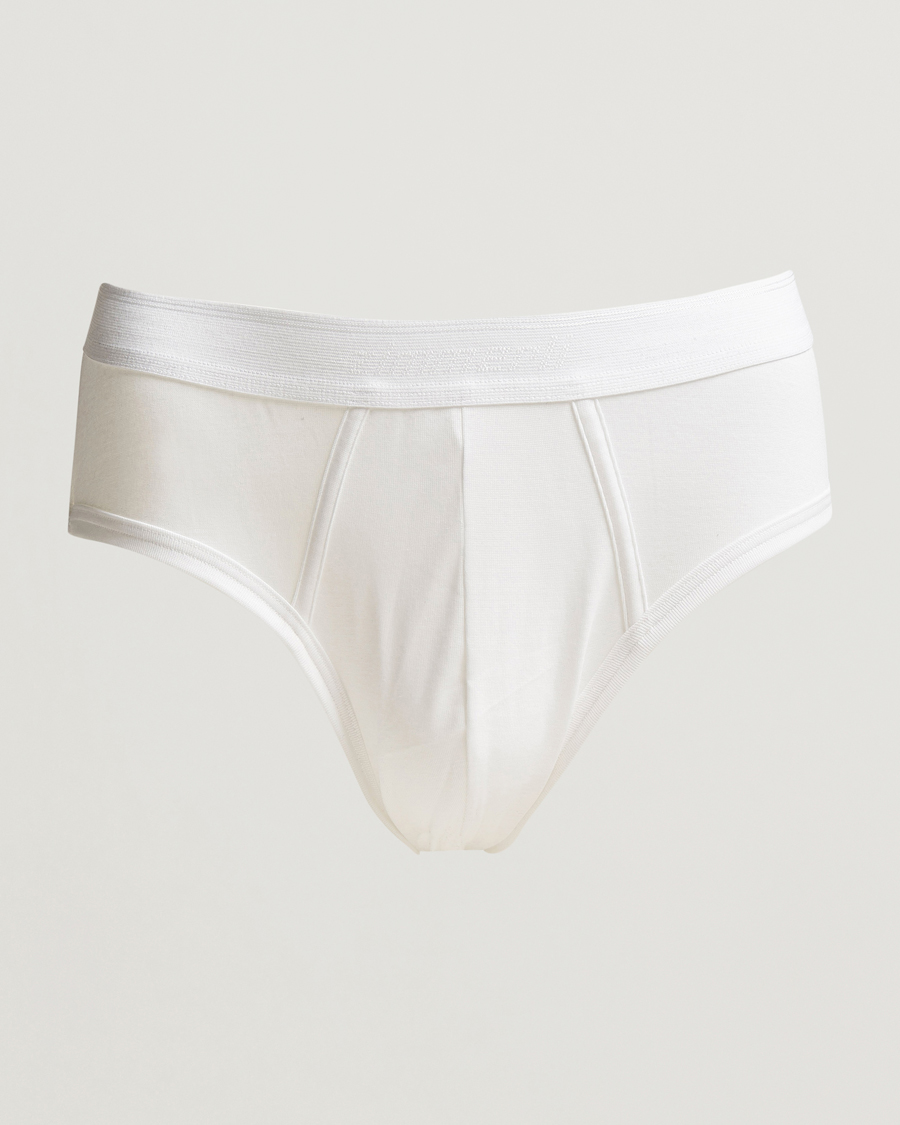 Herren | Unterwäsche | Zimmerli of Switzerland | Mercerized Cotton Briefs White