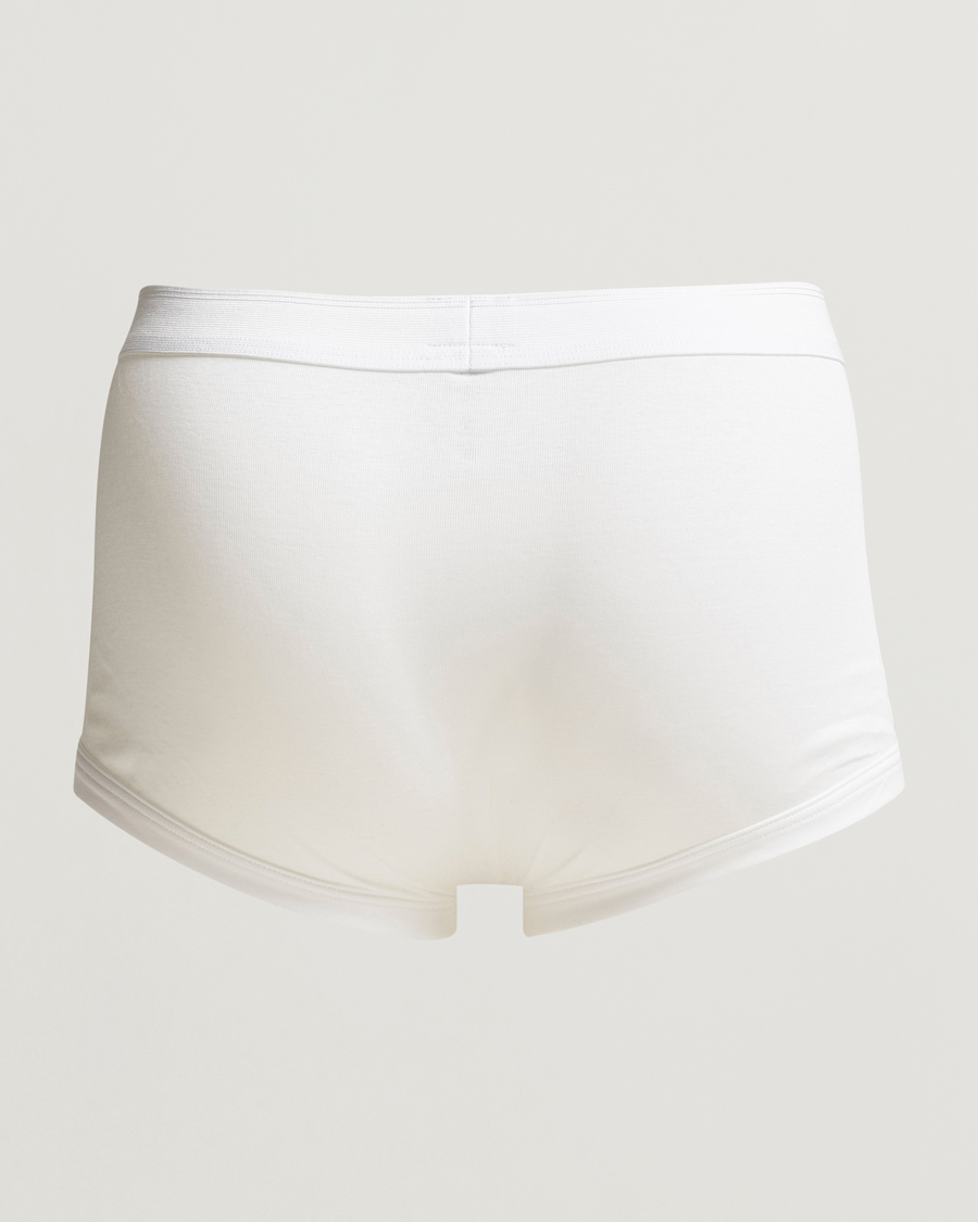 Herren |  | Zimmerli of Switzerland | Mercerized Cotton Boxer Briefs White