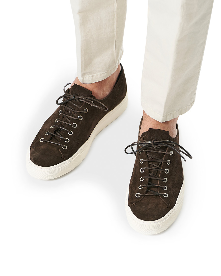 Herren | Buttero Suede Sneaker Dark Brown | Buttero | Suede Sneaker Dark Brown