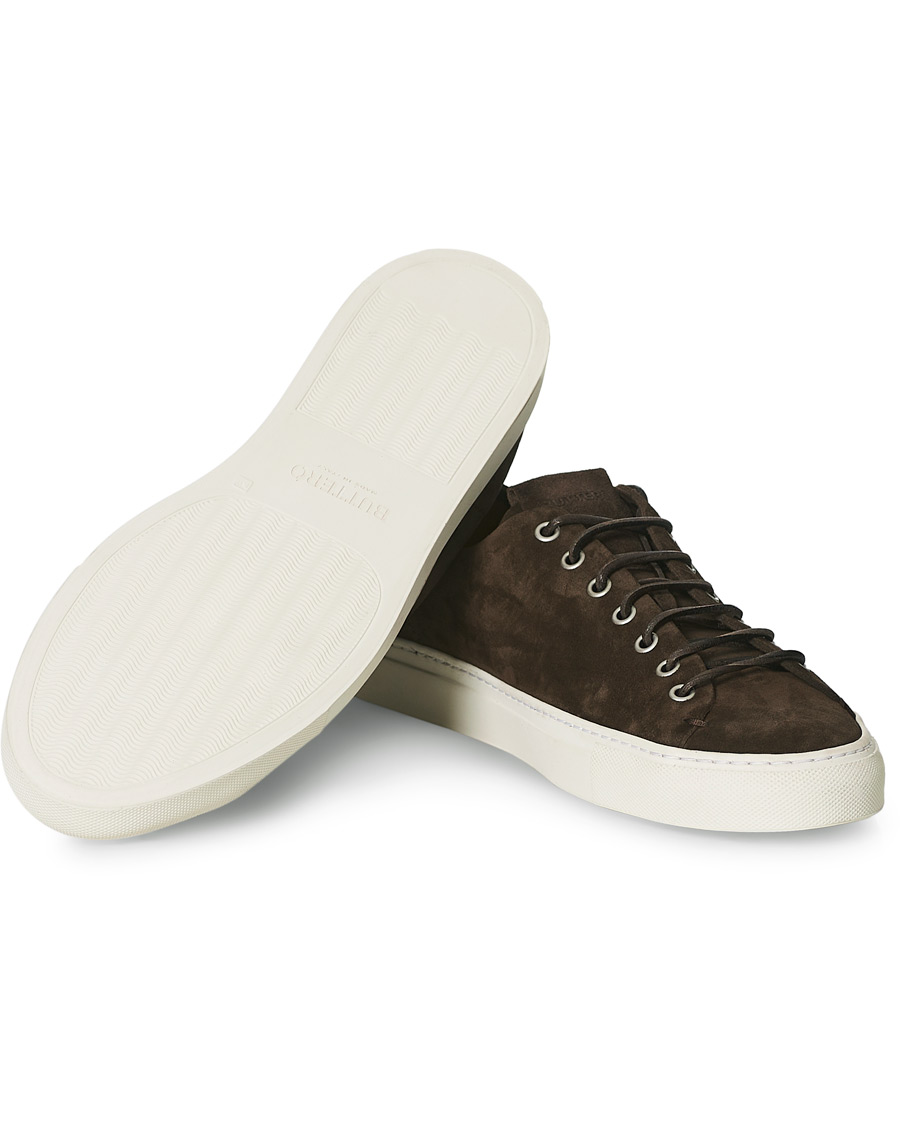 Herren | Buttero Suede Sneaker Dark Brown | Buttero | Suede Sneaker Dark Brown