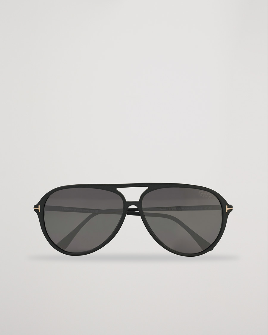 Herren | Sonnenbrillen | Tom Ford | Samson Polarized Sunglasses Matte Black/Smoke