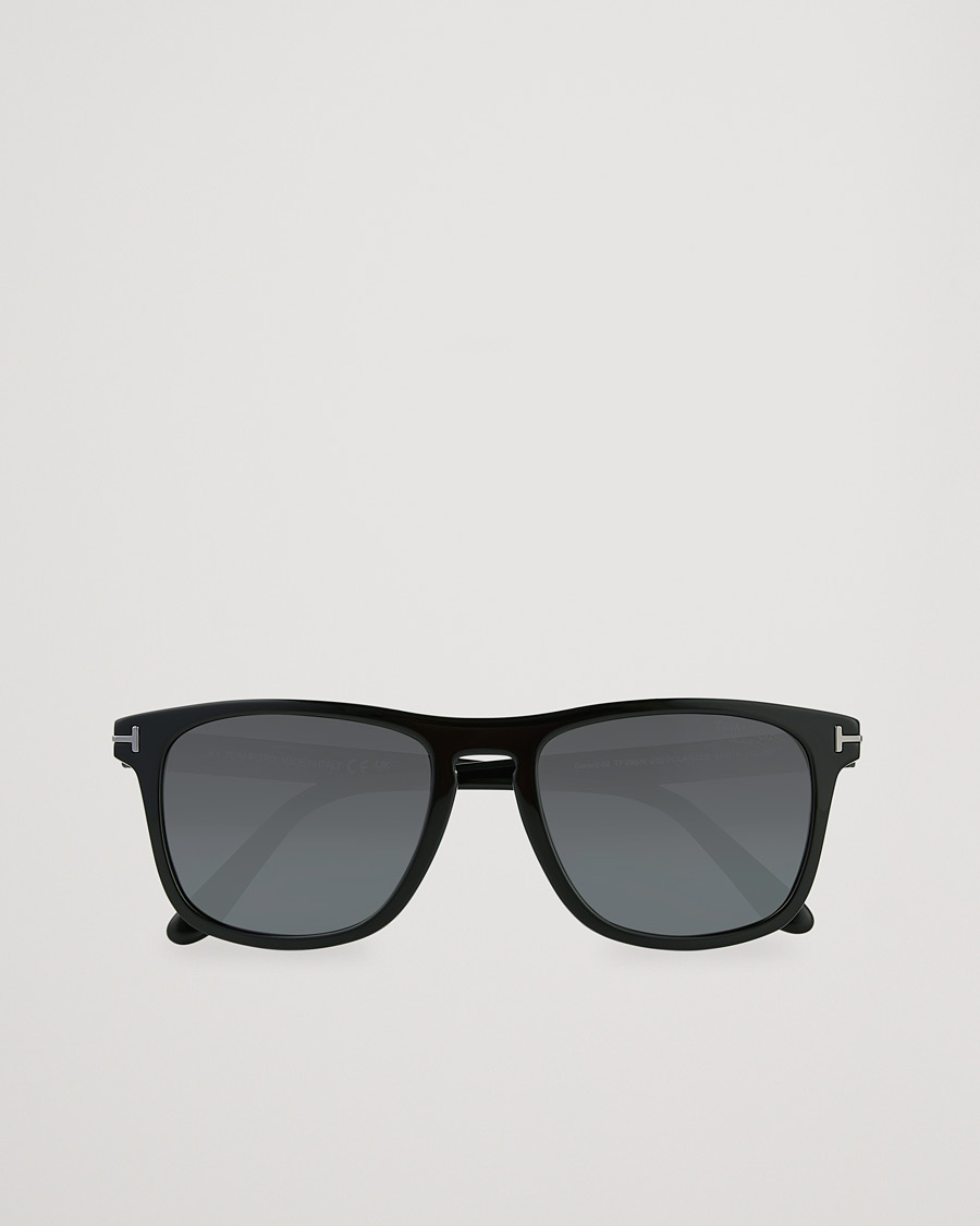 Herren | Sonnenbrillen | Tom Ford | Gerard Polarized Sunglasses Shiny Black/Smoke