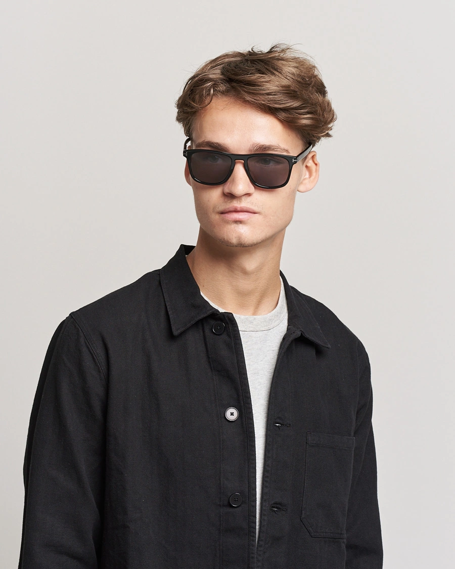 Herr | Tom Ford | Tom Ford | Gerard Polarized Sunglasses Shiny Black/Smoke