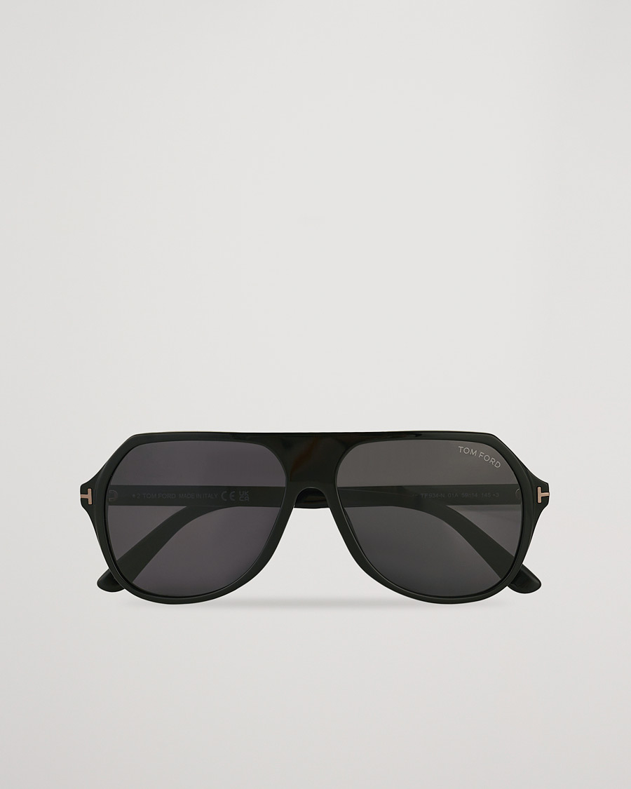 Herren | Sonnenbrillen | Tom Ford | Hayes Sunglasses Shiny Black/Smoke