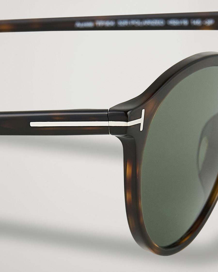 Herren | Tom Ford Aurele Polarized Sunglasses Dark Havana/Green | Tom Ford | Aurele Polarized Sunglasses Dark Havana/Green