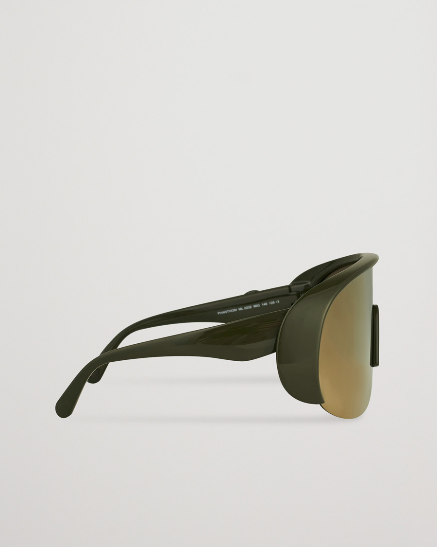 Herren | Sonnenbrillen | Moncler Lunettes | Phantom Sunglasses Shiny Dark Green/Brown
