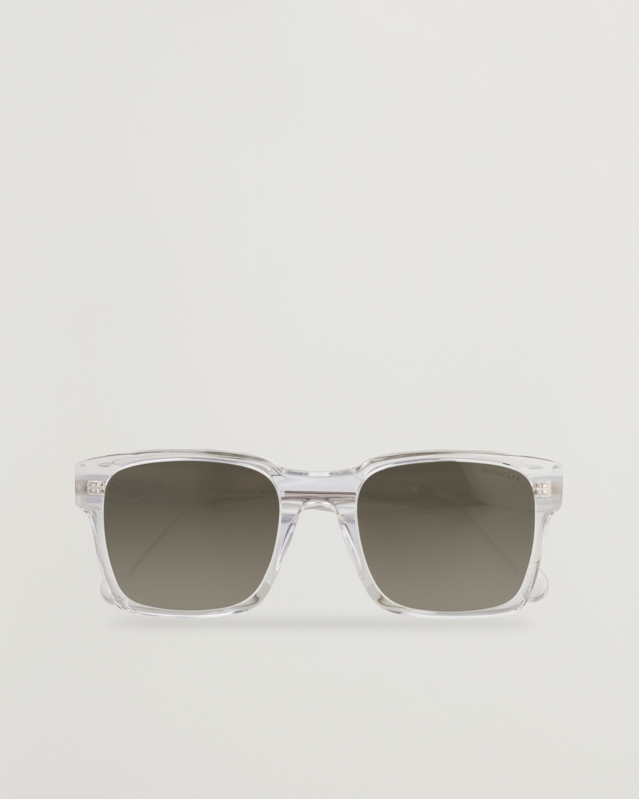 Herren |  | Moncler Lunettes | Arcsecond Sunglasses Crystal/Green Mirror