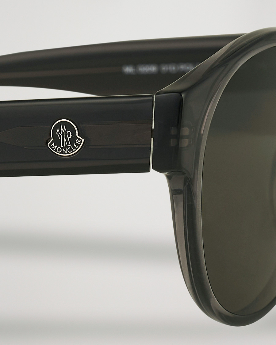 Herren | Moncler Lunettes ML0209 Polarized Sunglasses Shiny Black/Smoke | Moncler Lunettes | ML0209 Polarized Sunglasses Shiny Black/Smoke