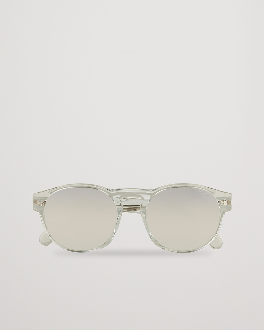 Herren | Moncler Lunettes ML0209 Polarized Sunglasses Crystal/Smoke | Moncler Lunettes | ML0209 Polarized Sunglasses Crystal/Smoke