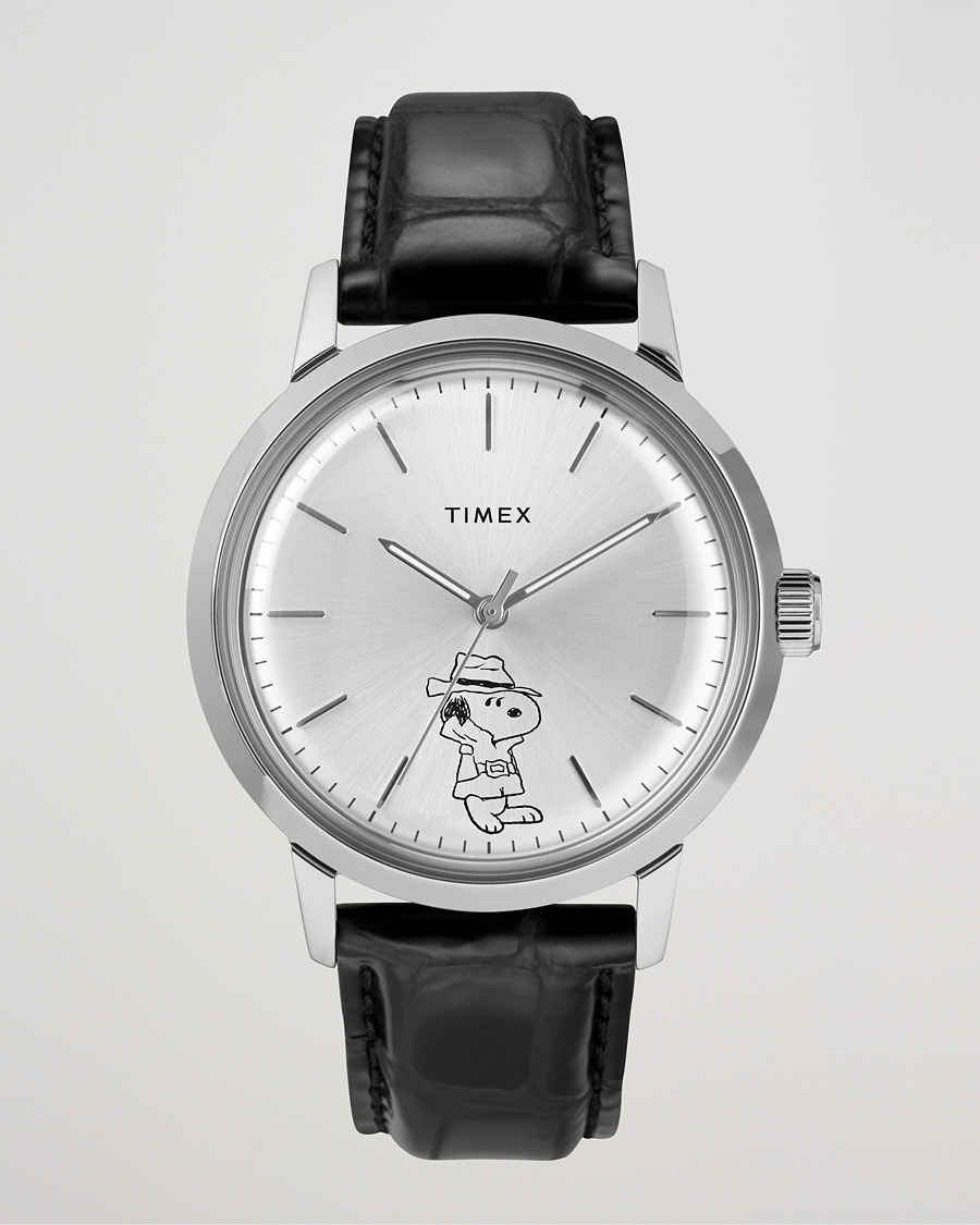Herren | Timex Marlin Automatic Snoopy Secret Agent 40mm Black | Timex | Marlin Automatic Snoopy Secret Agent 40mm Black