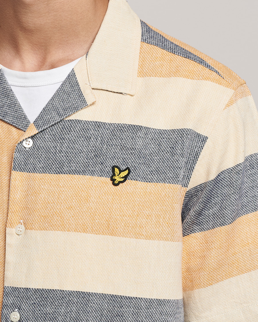 Herren | Hemden | Lyle & Scott | Artisinal Resort Short Sleeve Shirt Gold Haze