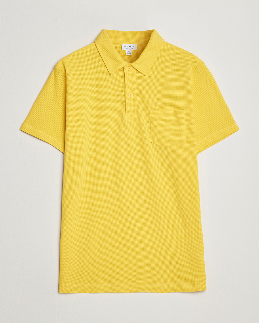 Herren |  | Sunspel | Riviera Polo Shirt Empire Yellow