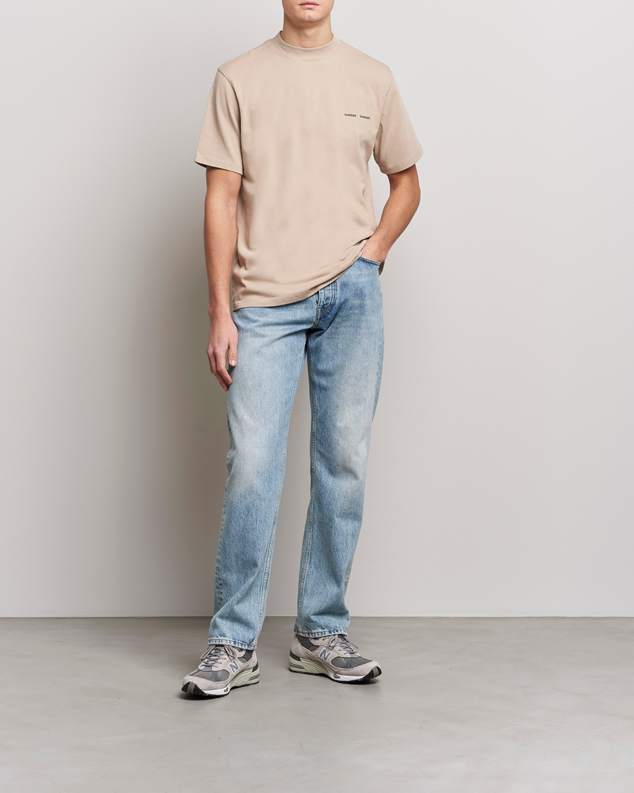 Herren | T-Shirts | Samsøe Samsøe | Norsbro Organic Cotton Tee Pure Cashmere