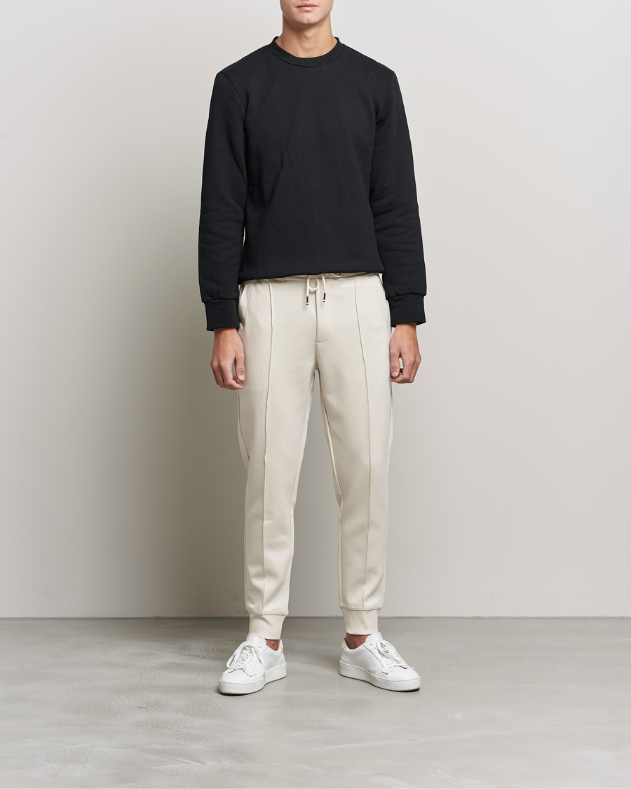 Herren | Hosen | BOSS BLACK | BOSS Tailored Schiller Jersey Trousers Open White