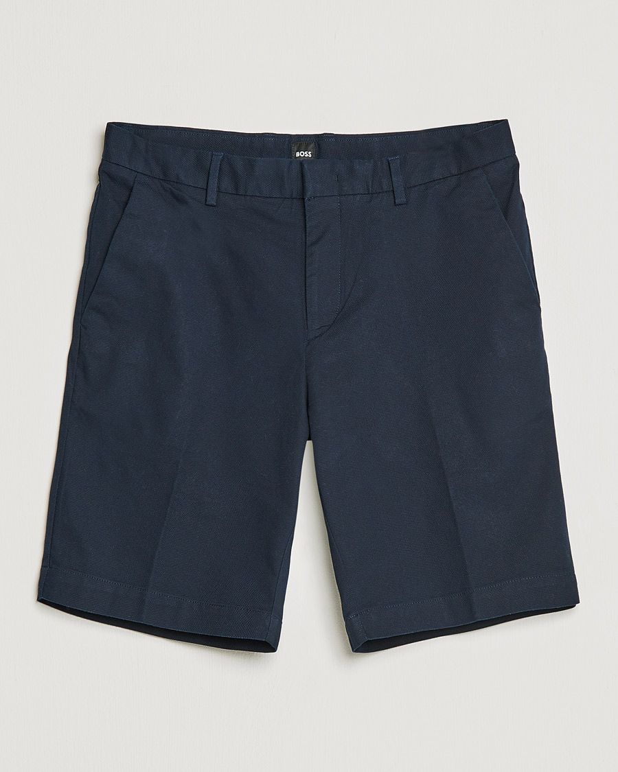 Herren | Shorts | BOSS BLACK | BOSS Slice Chino Shorts Dark Blue