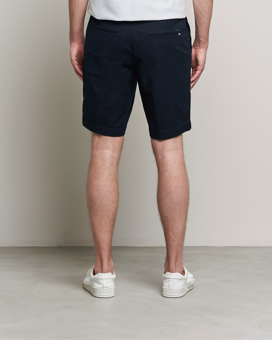 Herren | Shorts | BOSS BLACK | BOSS Slice Chino Shorts Dark Blue