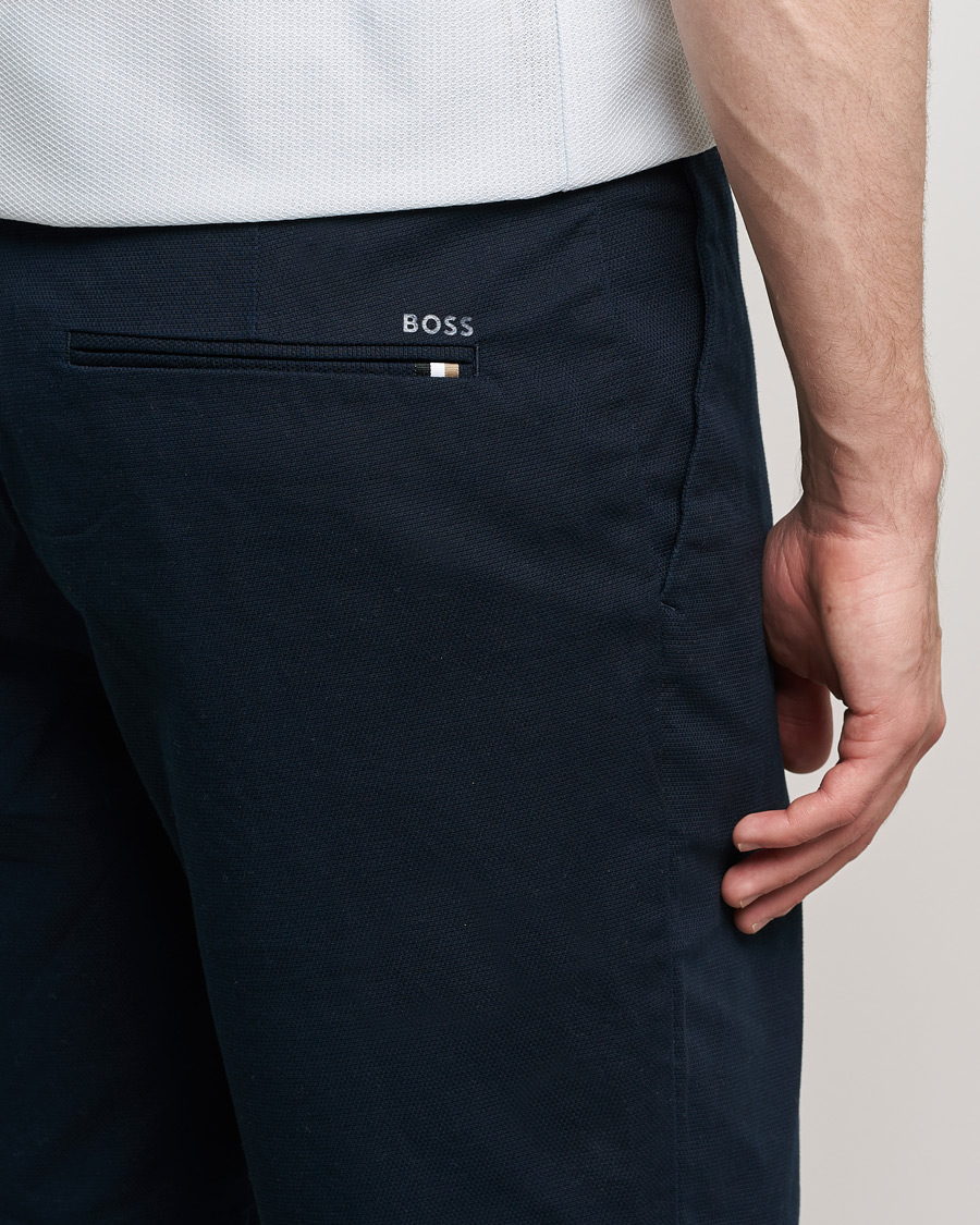 Herren | Shorts | BOSS BLACK | BOSS Slice Chino Shorts Dark Blue
